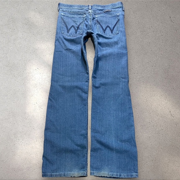 Wrangler Q-Baby Mid Rise Bootcut Jeans - Picture 1 of 6